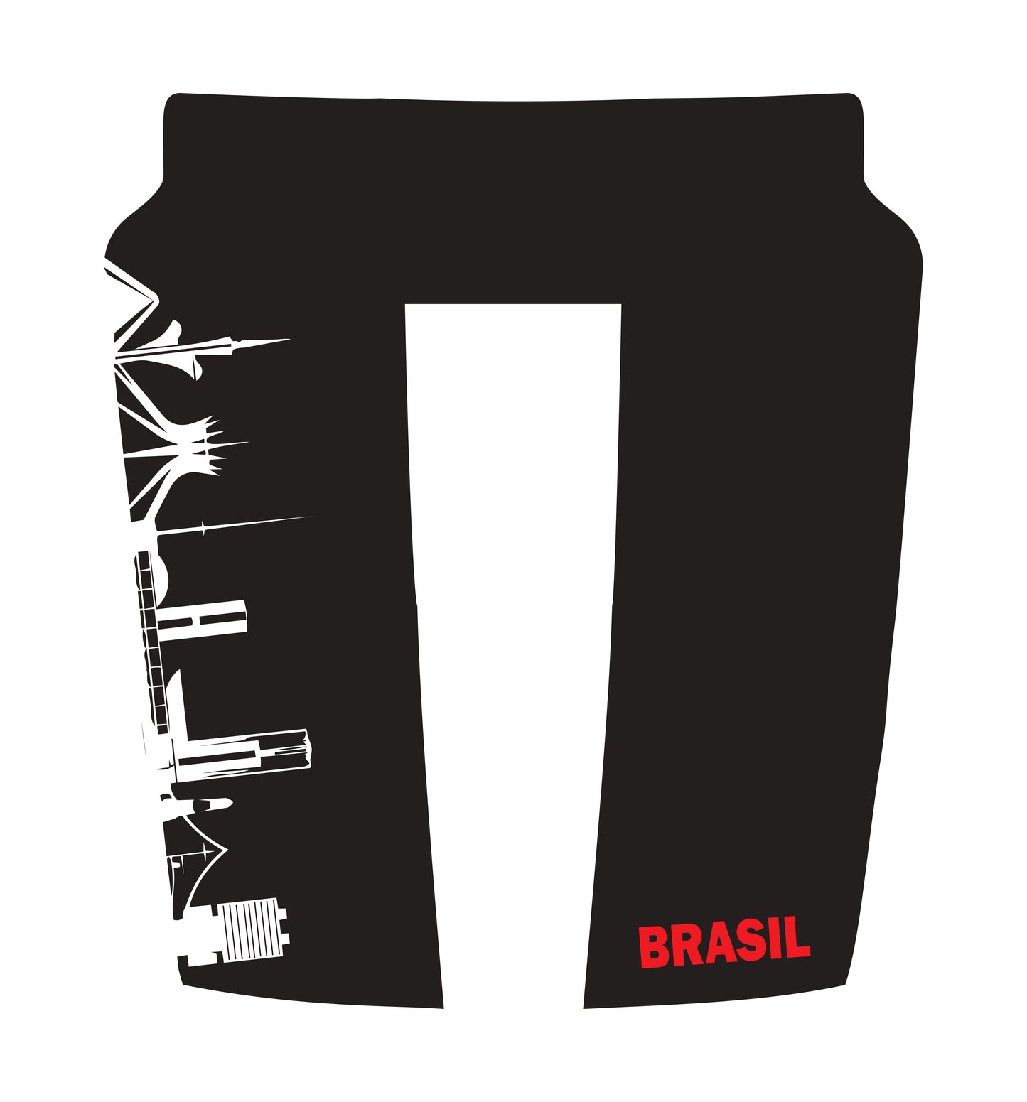 Hood Panel Decal/Sticker - Brazil Skyline - Cut Graphic Kit - For Dodge RAM 1500 2019-2025 - Premium Vinyl