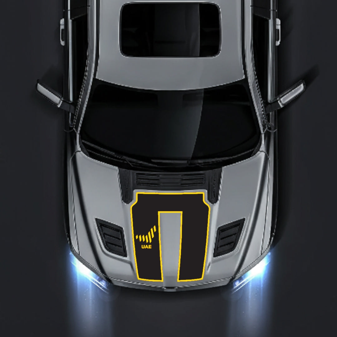 Hood Panel Decal/Sticker - United Arab Emirates - Border Graphic Kit - For Dodge RAM 1500 2019-2025 - Premium Vinyl