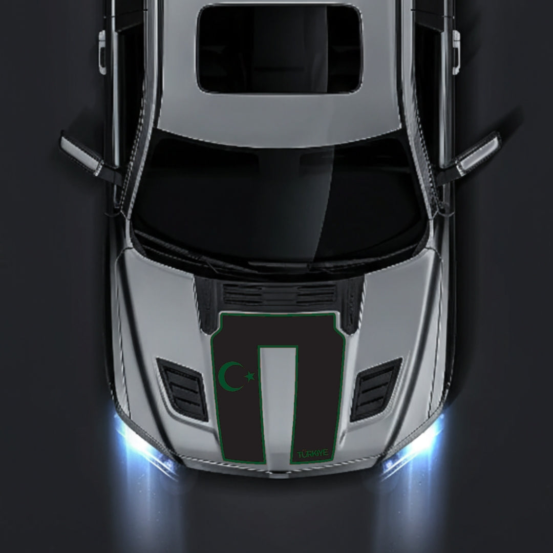 Hood Panel Decal/Sticker - Turkey - Border Graphic Kit - For Dodge RAM 1500 2019-2025 - Premium Vinyl