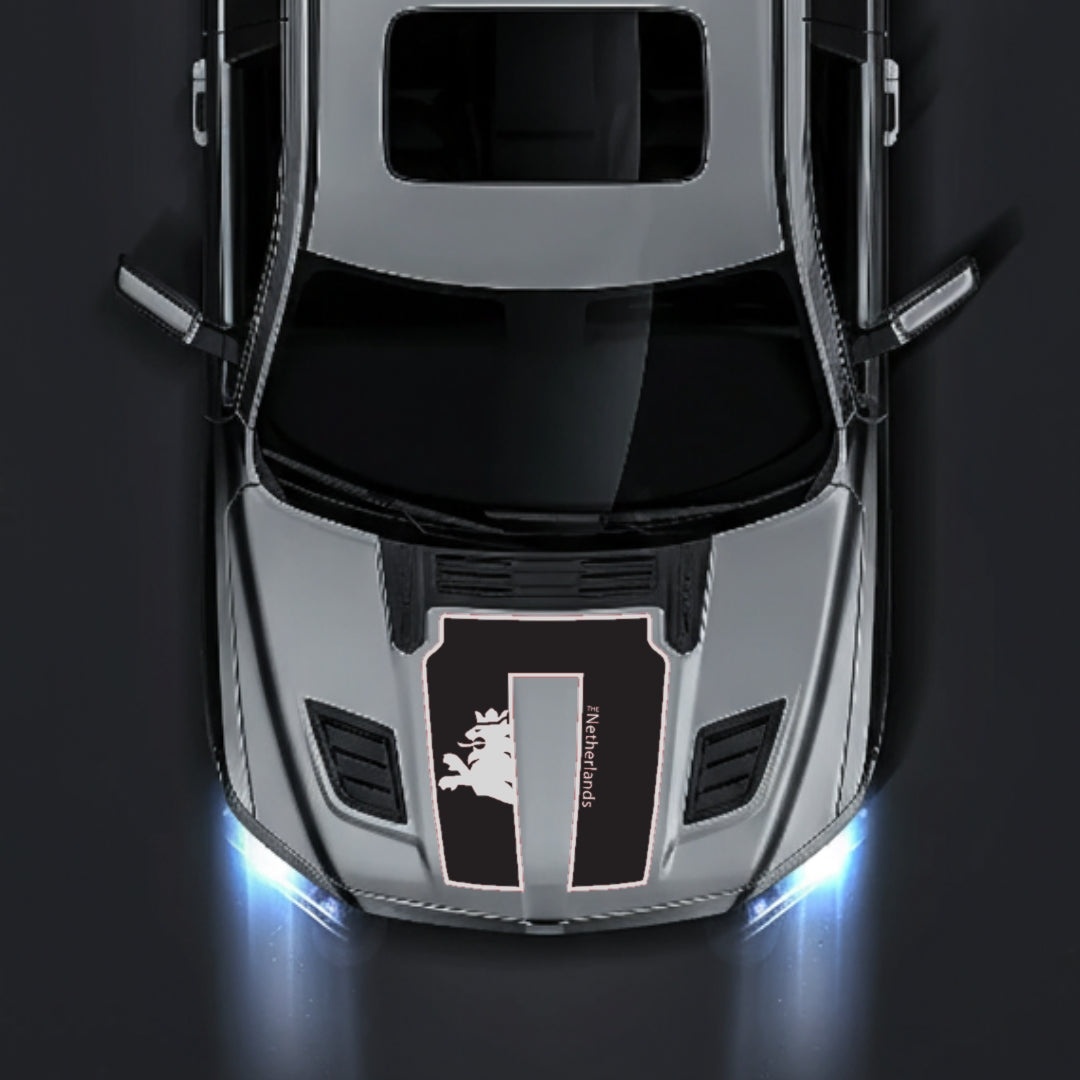 Hood Panel Decal/Sticker - Netherlands - Border Graphic Kit - For Dodge RAM 1500 2019-2025 - Premium Vinyl