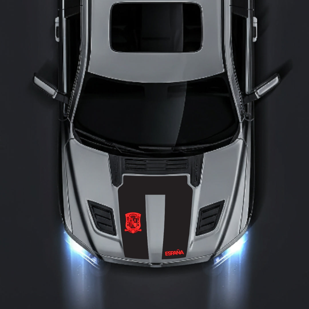 Hood Panel Decal/Sticker - Spain Graphic Kit - For Dodge RAM 1500 2019-2025 - Premium Vinyl
