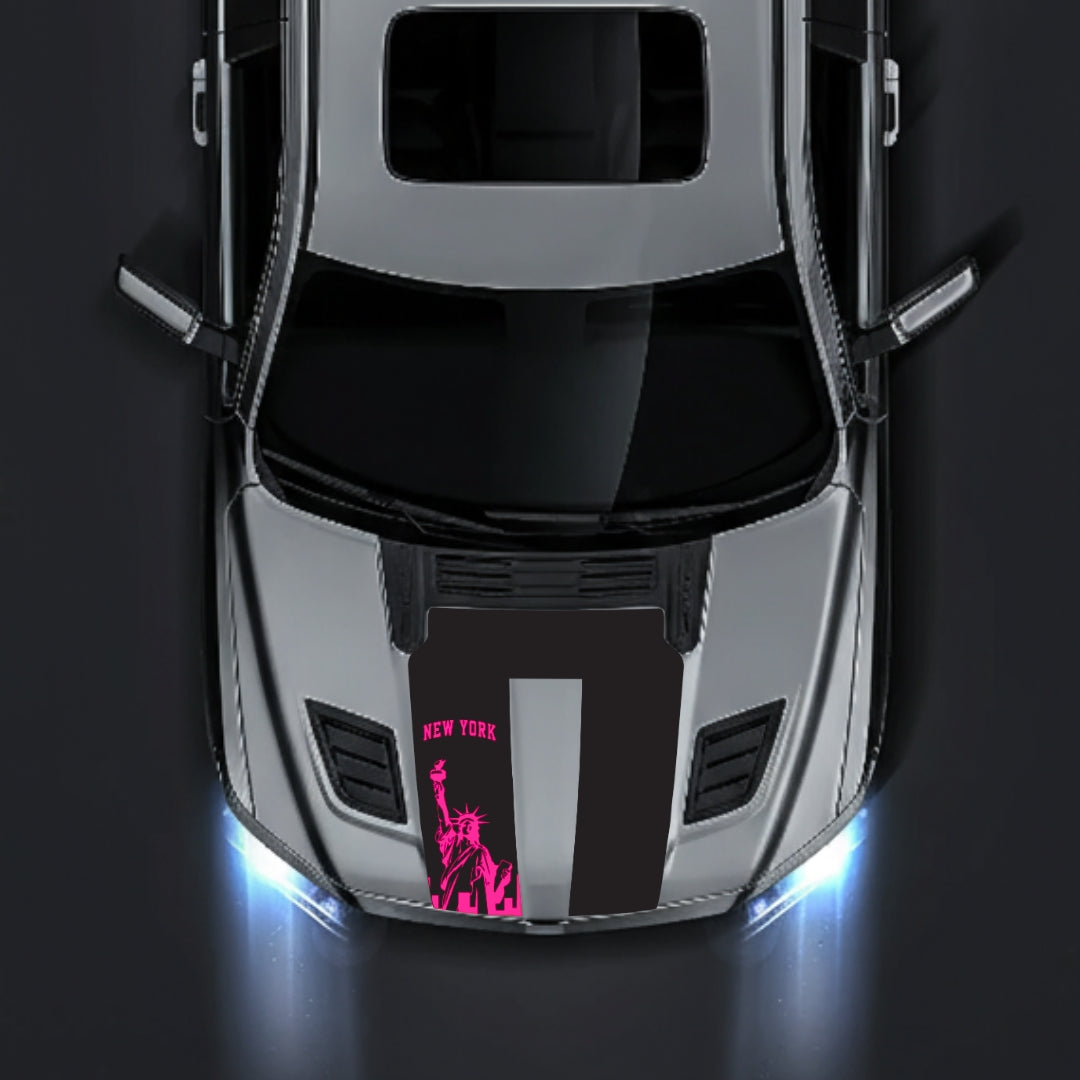 Hood Panel Decal/Sticker - New York Graphic Kit - For Dodge RAM 1500 2019-2025 - Premium Vinyl