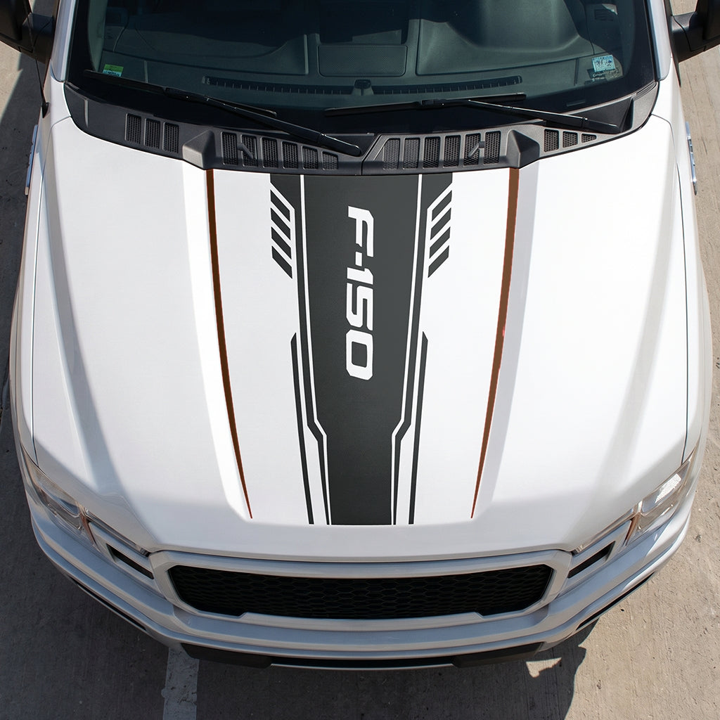 Hood Panel Decal/Sticker - Speed F150 Graphic Decal Graphic Kit - For Ford F-150 2015-2020 - Premium Vinyl