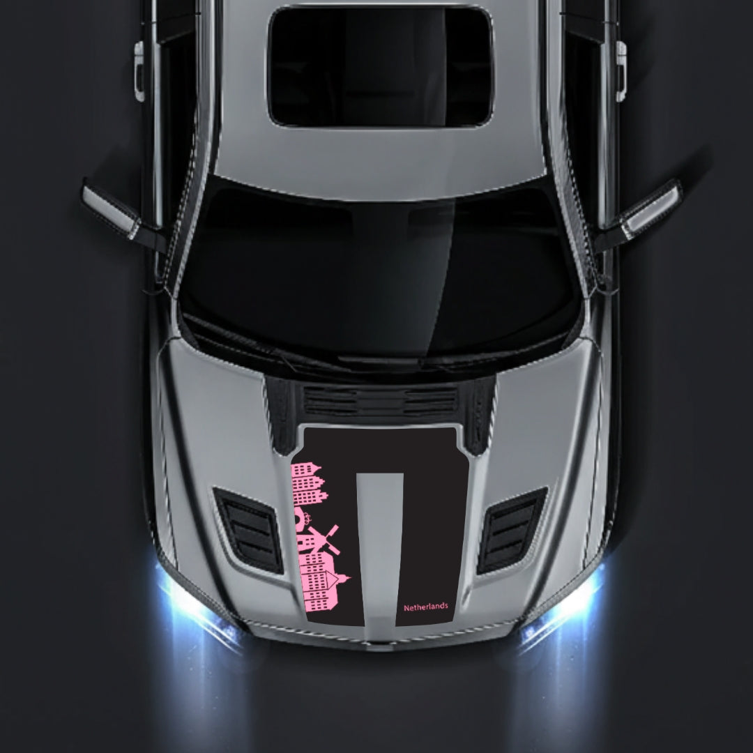 Hood Panel Decal/Sticker - Netherlands Skyline Graphic Kit - For Dodge RAM 1500 2019-2025 - Premium Vinyl