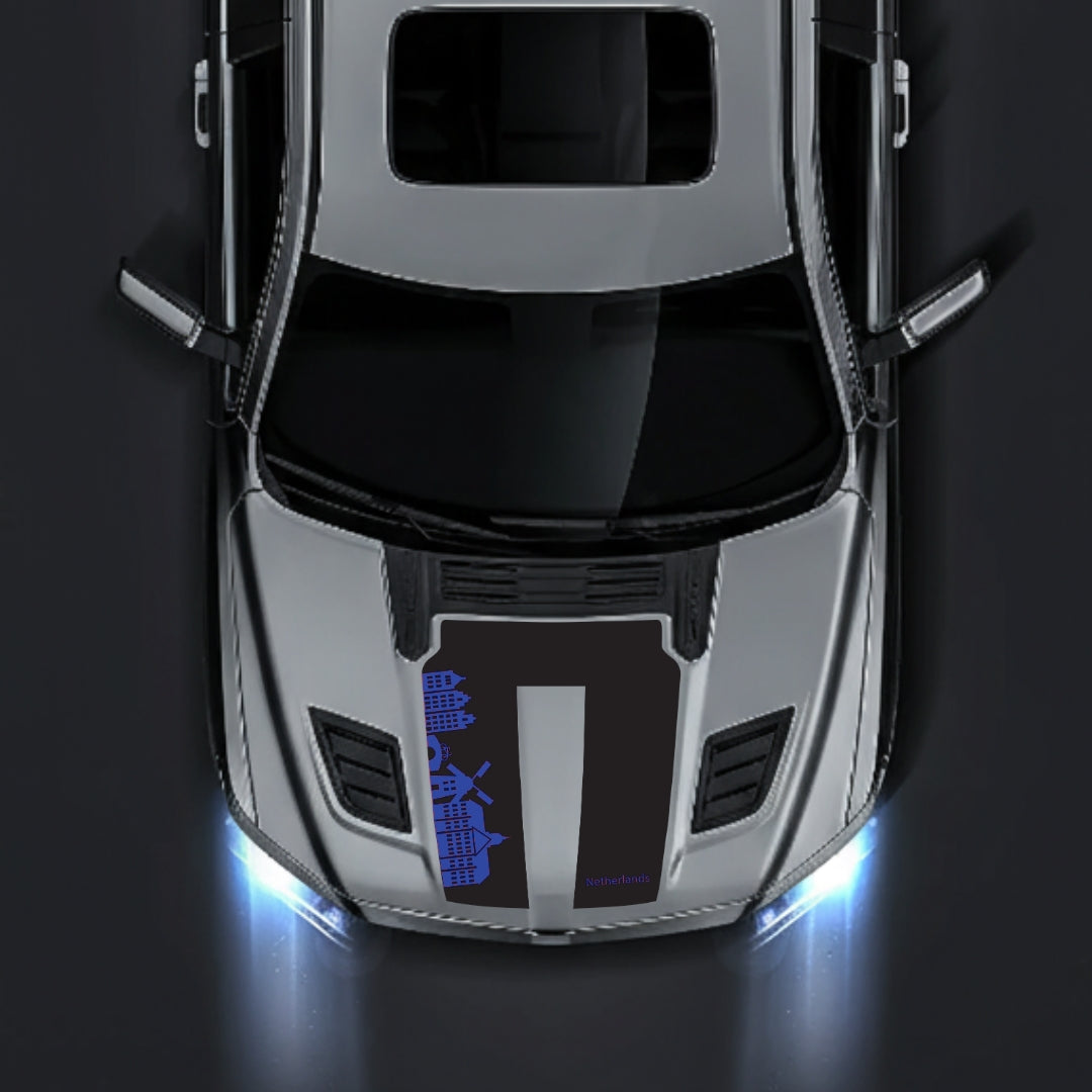 Hood Panel Decal/Sticker - Netherlands Skyline Graphic Kit - For Dodge RAM 1500 2019-2025 - Premium Vinyl