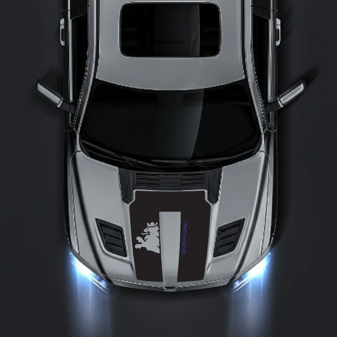 Hood Panel Decal/Sticker - Netherlands - Cut Graphic Kit - For Dodge RAM 1500 2019-2025 - Premium Vinyl