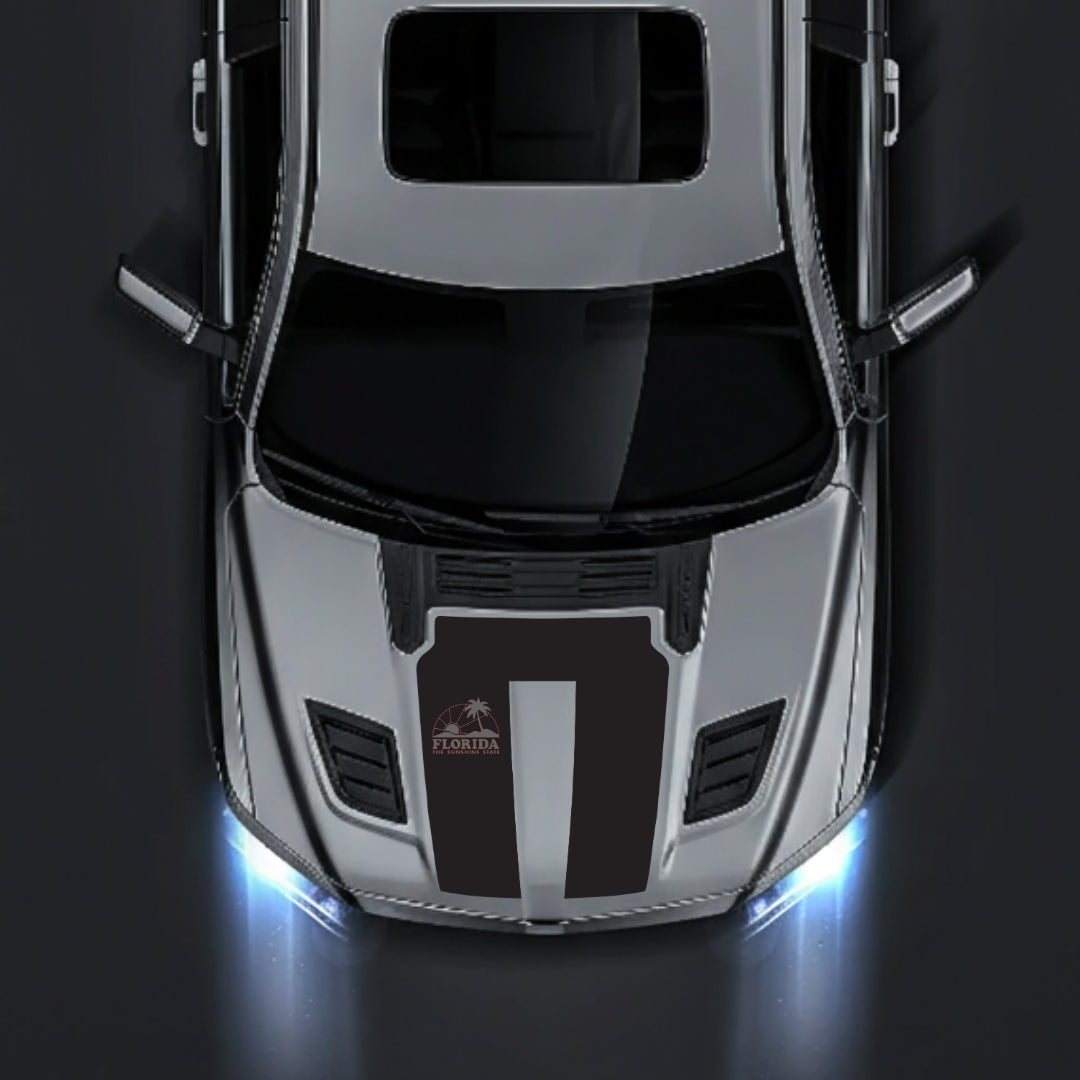 Hood Panel Decal/Sticker - Florida Graphic Kit - For Dodge RAM 1500 2019-2025 - Premium Vinyl