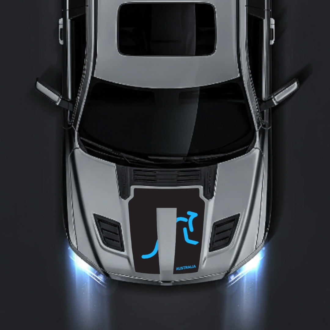 Hood Panel Decal/Sticker - Australia Graphic Kit - For Dodge RAM 1500 2019-2025 - Premium Vinyl