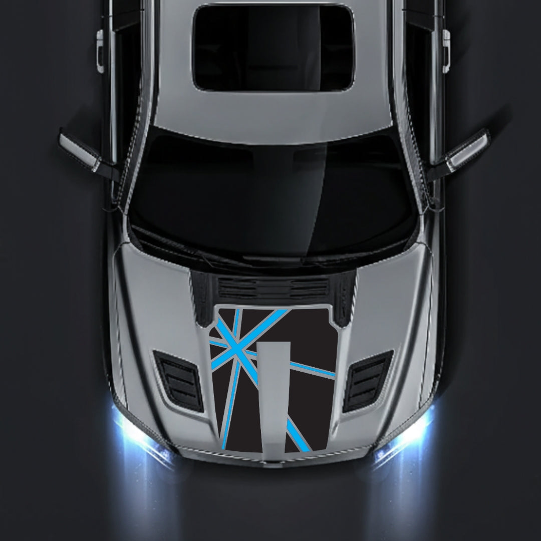 Hood Panel Decal/Sticker - England - Cut Graphic Kit - For Dodge RAM 1500 2019-2025 - Premium Vinyl