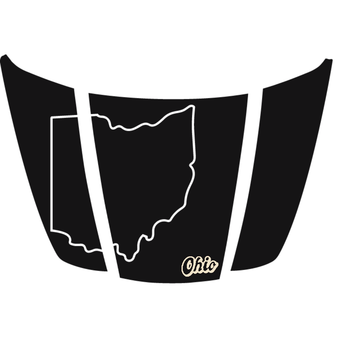Hood Panel Decal/Sticker - Ohio - Cut Graphic Kit - For Ford F-150 2020-2026 - Premium Vinyl