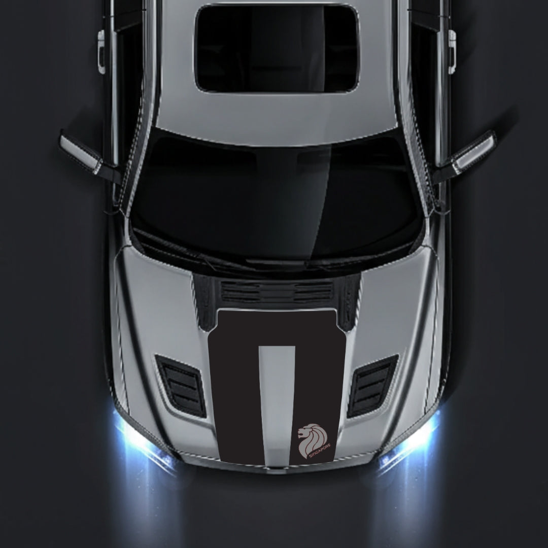 Hood Panel Decal/Sticker - Singapore Graphic Kit - For Dodge RAM 1500 2019-2025 - Premium Vinyl