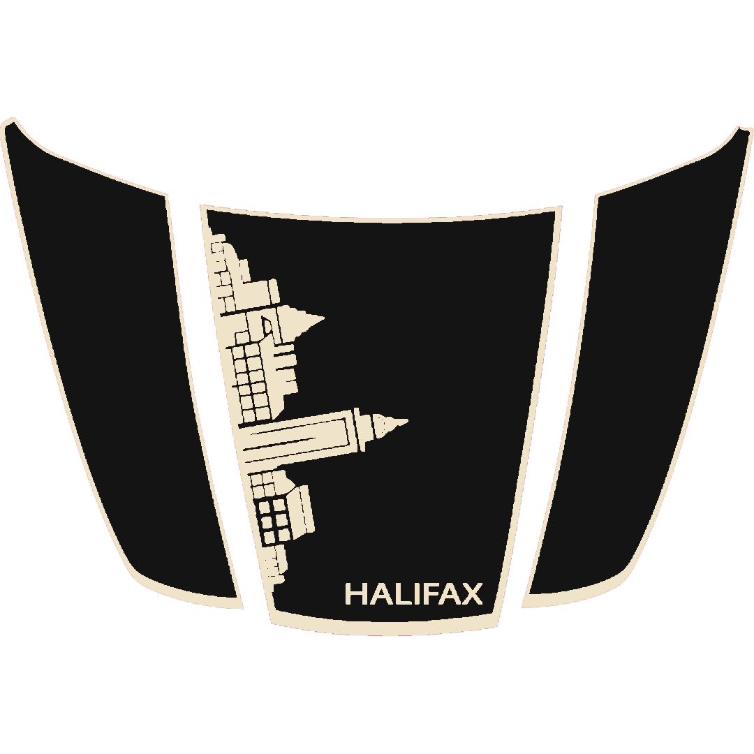 Hood Panel Decal/Sticker - Halifax Skylie - Border Graphic Kit - For Ford F-150 2020-2026 - Premium Vinyl