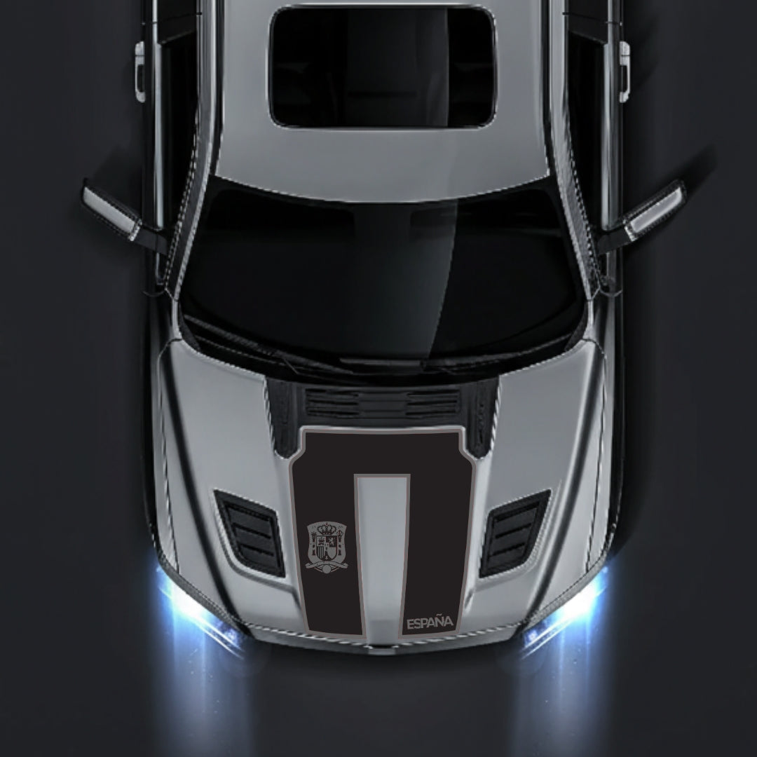 Performance Hood Panel Decal/Sticker - Spain - Border Graphic Kit - For Dodge RAM 1500 2019-2025 - Premium Vinyl