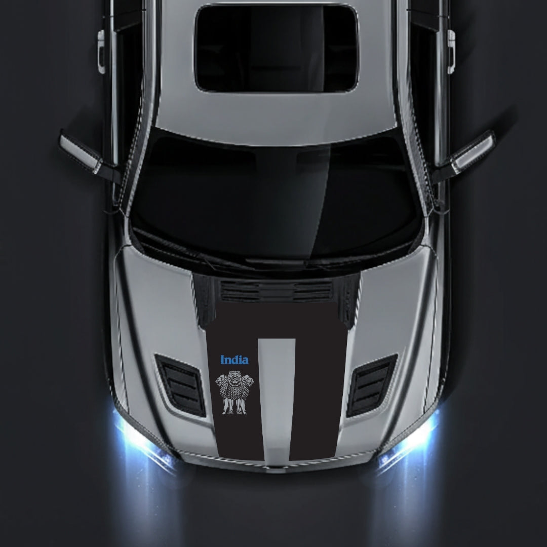 Hood Panel Decal/Sticker - India - Cut Graphic Kit - For Dodge RAM 1500 2019-2025 - Premium Vinyl