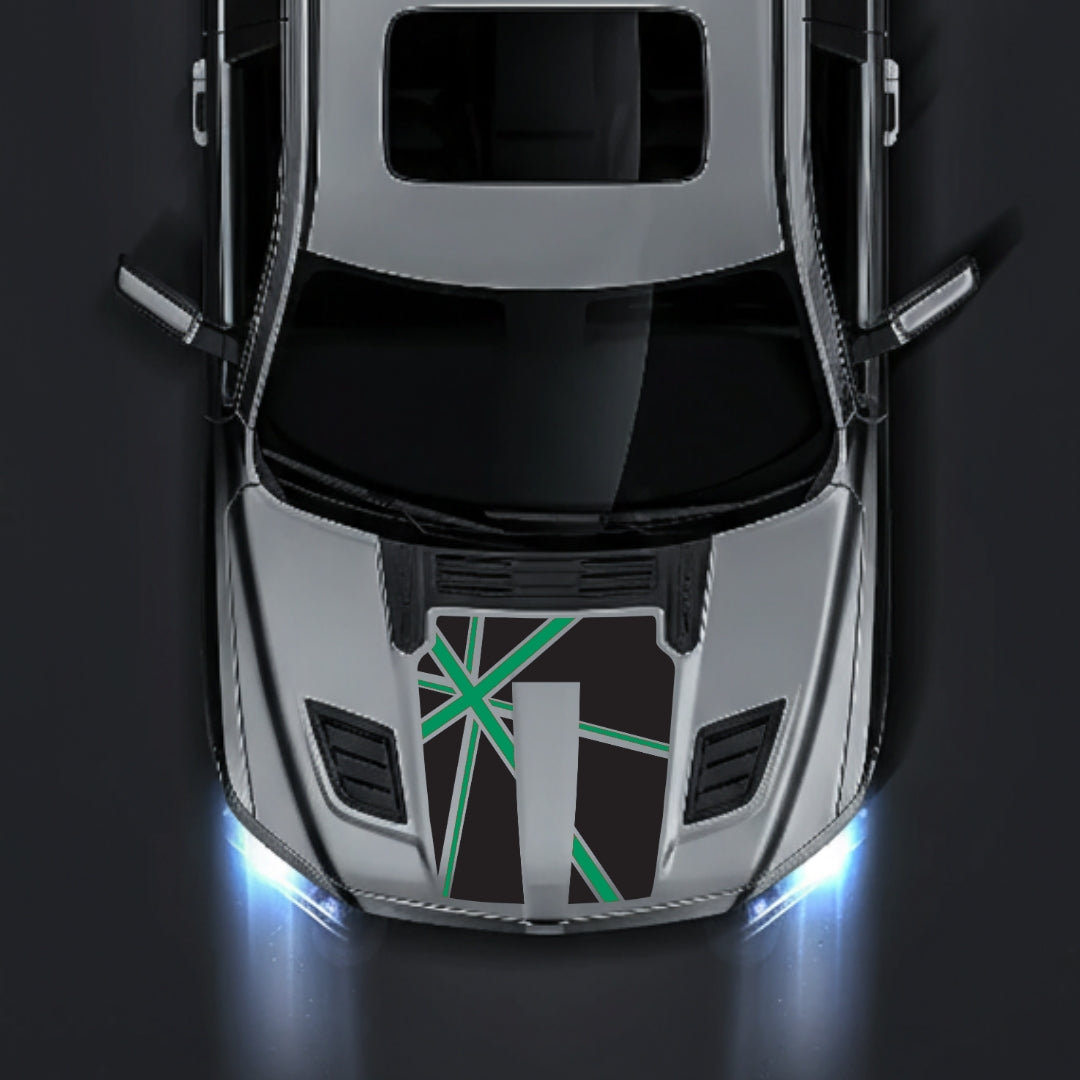 Hood Panel Decal/Sticker - England - Cut Graphic Kit - For Dodge RAM 1500 2019-2025 - Premium Vinyl