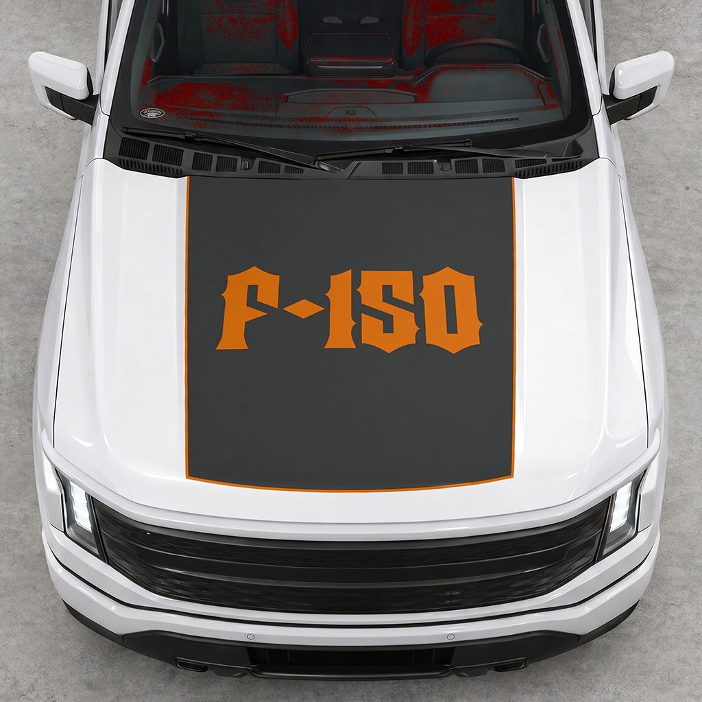 Hood Panel Decal/Sticker - Lightning F150 Graphic Decal Graphic Kit - For FORD F-150 2015-2020 - Premium Vinyl