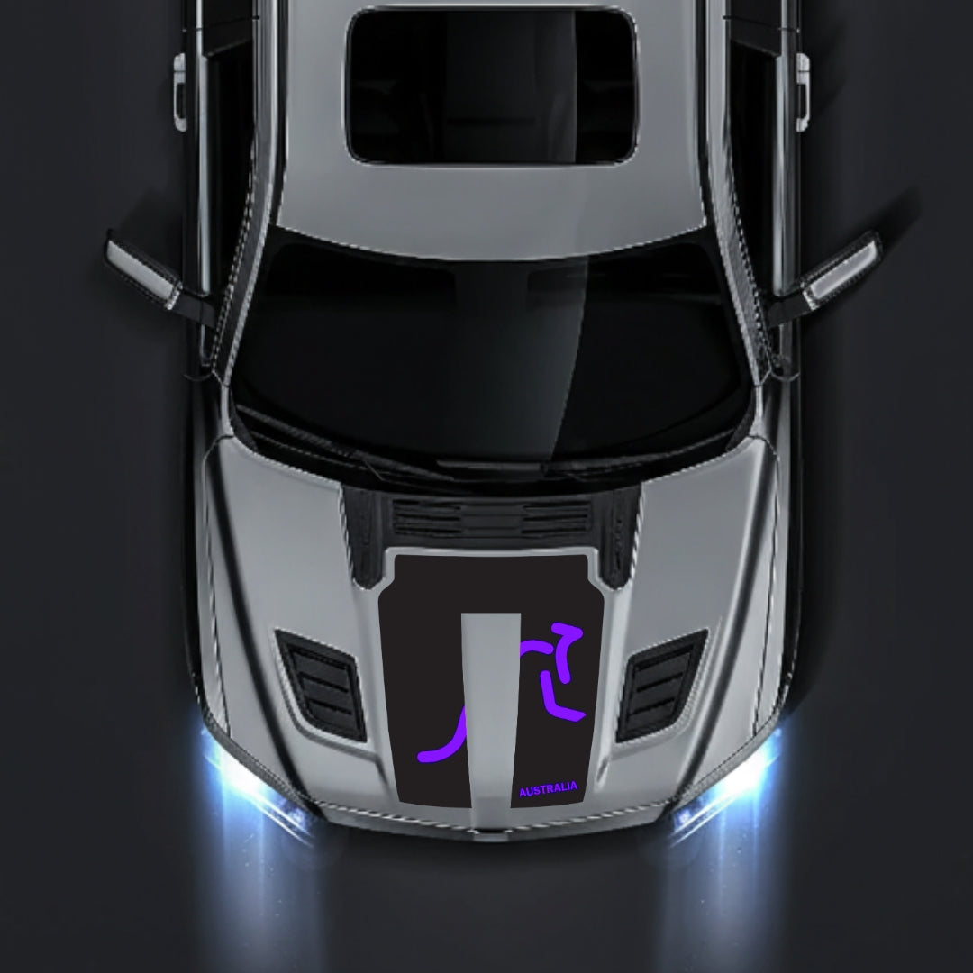 Performance Hood Panel Decal/Sticker - Australia Graphic Kit - For Dodge RAM 1500 2019-2025 - Premium Vinyl