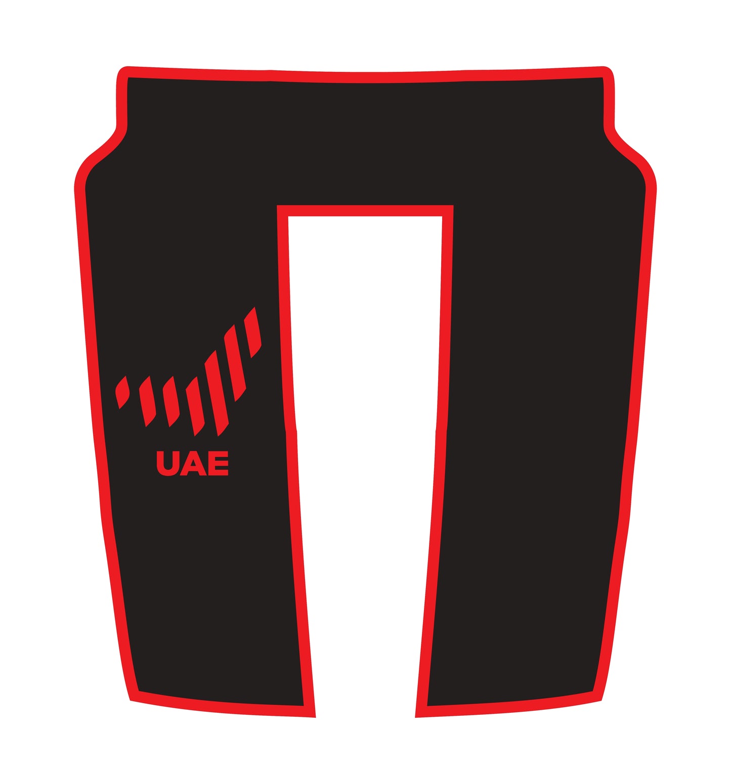 Hood Panel Decal/Sticker - United Arab Emirates - Border Graphic Kit - For Dodge RAM 1500 2019-2025 - Premium Vinyl