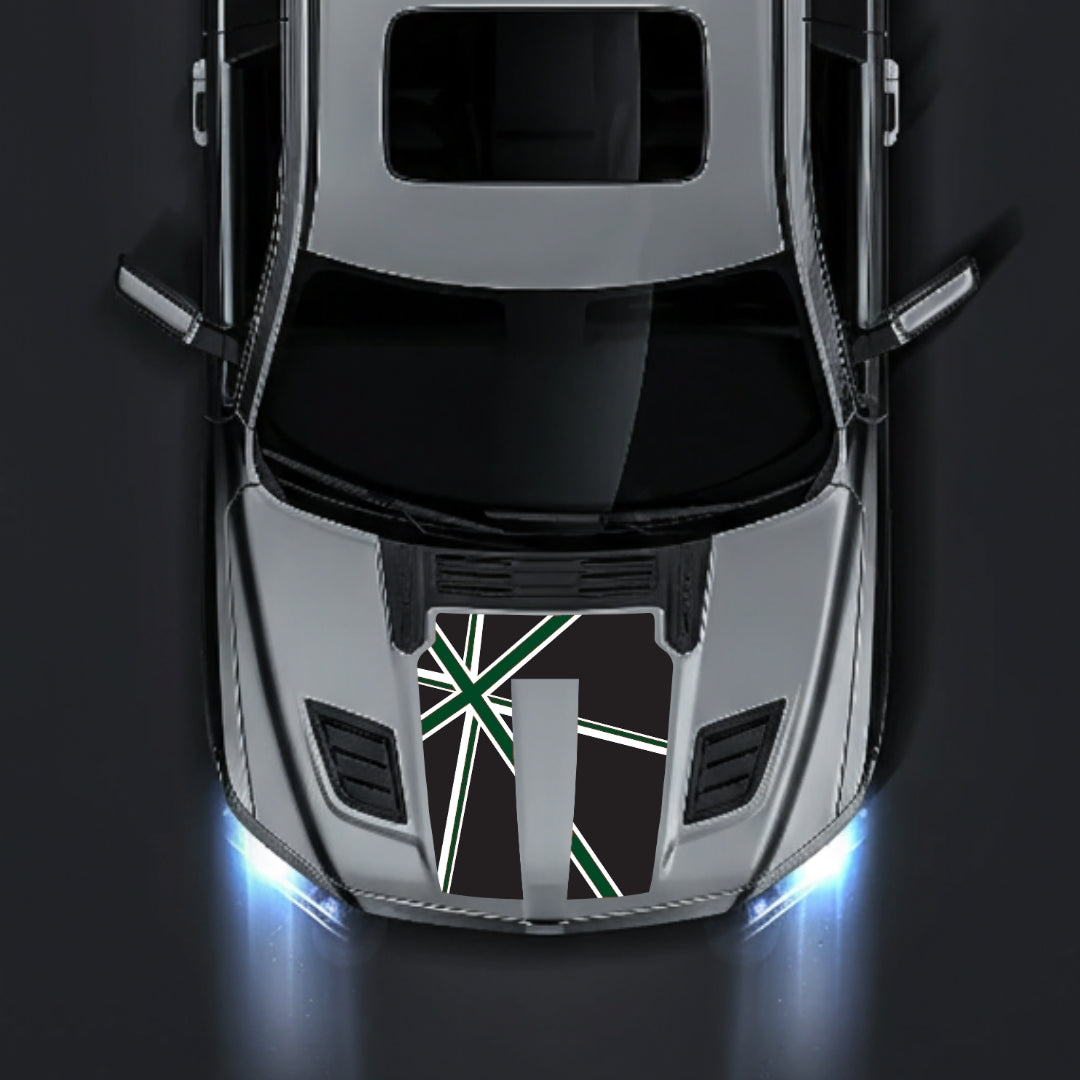 Hood Panel Decal/Sticker - England Graphic Kit - For Dodge RAM 1500 2019-2025 - Premium Vinyl