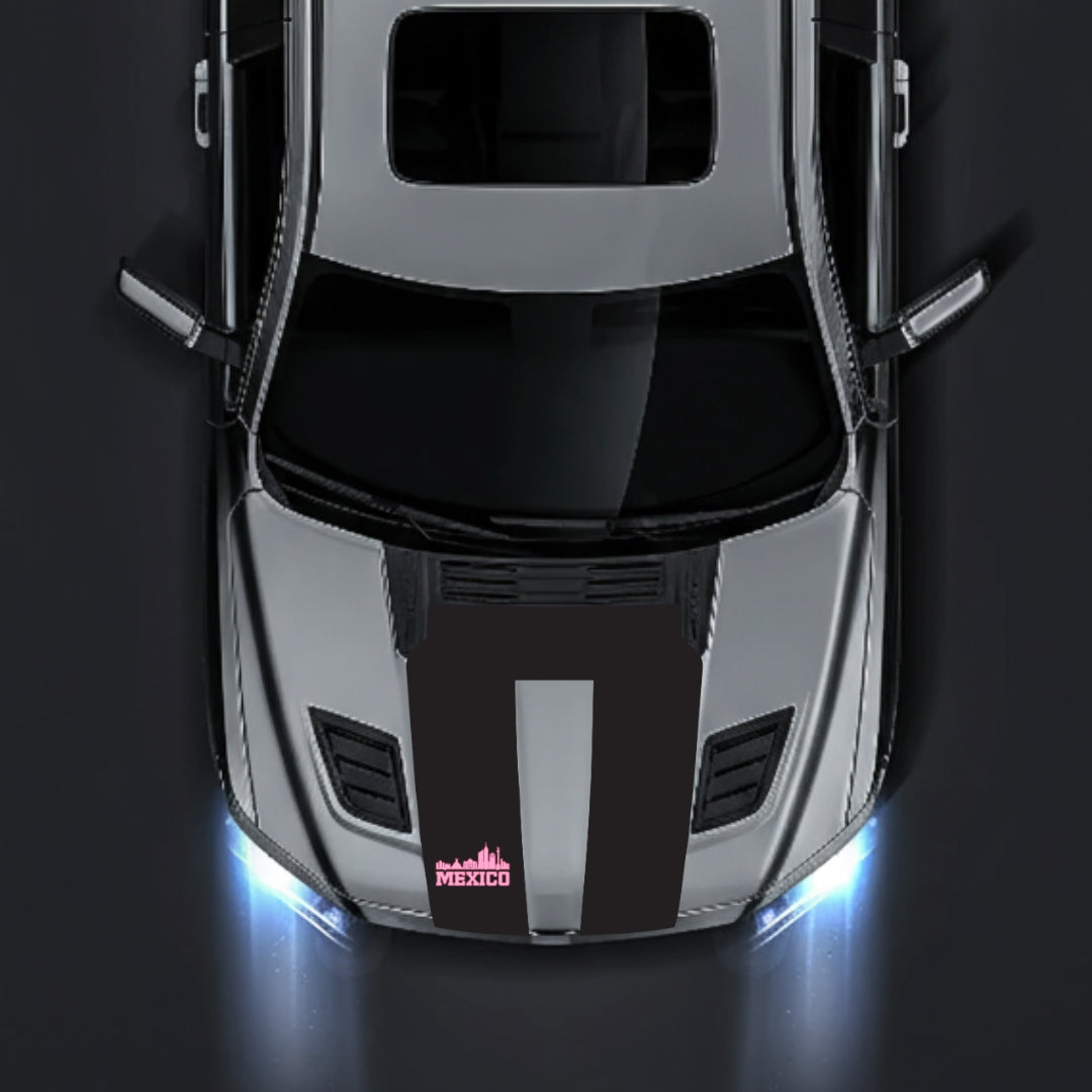 Hood Panel Decal/Sticker - Mexico Graphic Kit - For Dodge RAM 1500 2019-2025 - Premium Vinyl