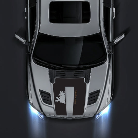 Performance Hood Panel Decal/Sticker - Netherlands - Cut Graphic Kit - For Dodge RAM 1500 2019-2025 - Premium Vinyl