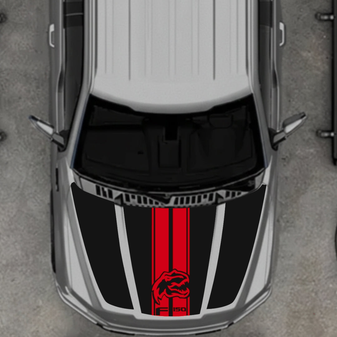 Hood Panel Decal/Sticker - Rex Graphic Kit - For Ford F-150 2020-2026 - Premium Vinyl
