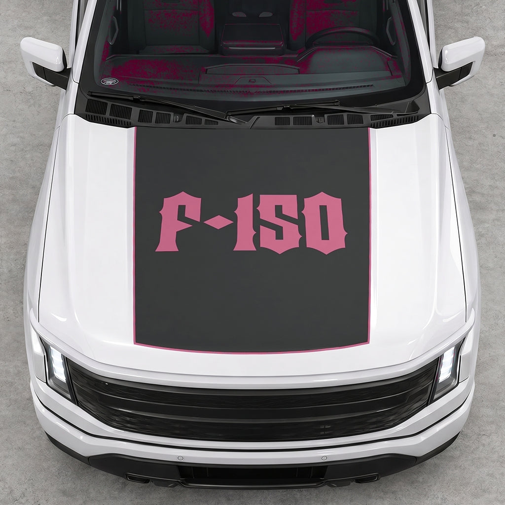 Hood Panel Decal/Sticker - Lightning F150 Graphic Decal Graphic Kit - For FORD F-150 2015-2020 - Premium Vinyl