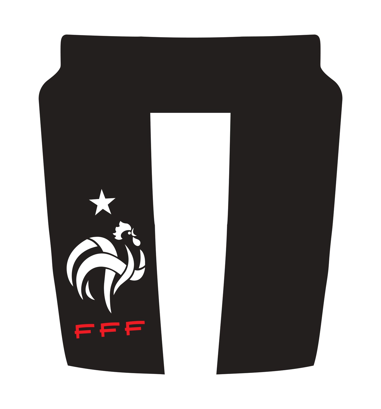 Hood Panel Decal/Sticker - French Football Federation Logo Graphic Kit - For Dodge RAM 1500 2019-2025 - Premium Vinyl