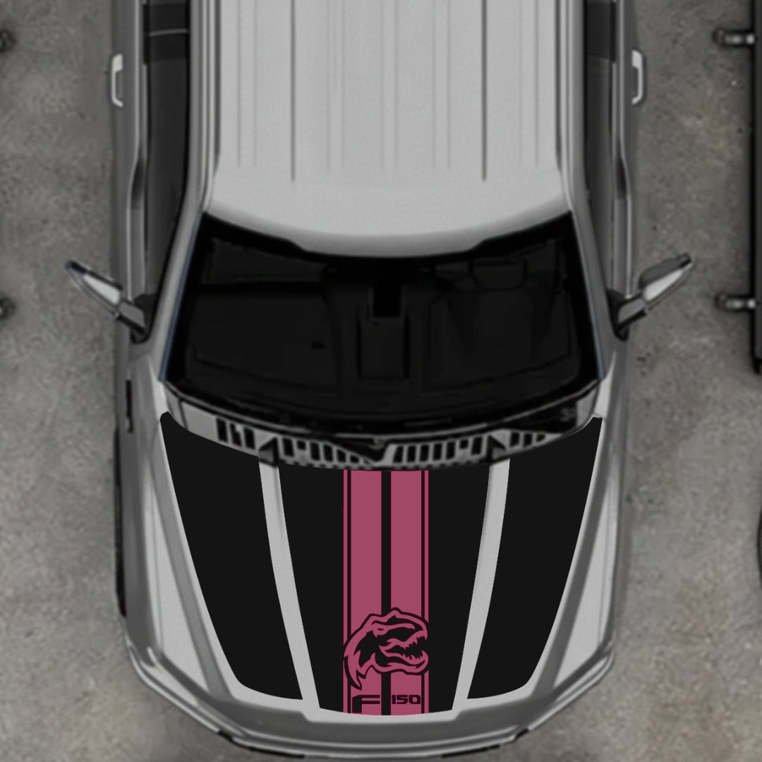 Hood Panel Decal/Sticker - Rex Graphic Kit - For Ford F-150 2020-2026 - Premium Vinyl