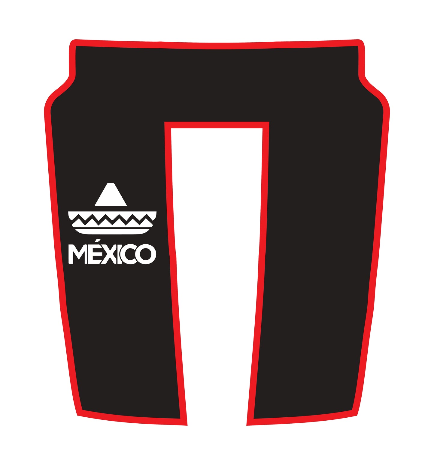Hood Panel Decal/Sticker - Mexico Heritage - Cut - Border Graphic Kit - For Dodge RAM 1500 2019-2025 - Premium Vinyl