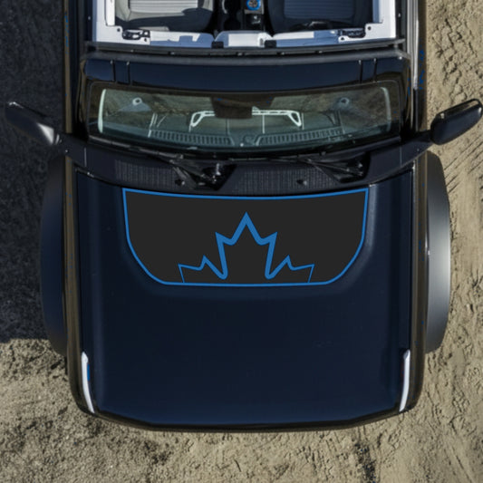 Hood Panel Decal/Sticker - Canada Style Graphic Kit - For Ford Bronco - Premium Vinyl