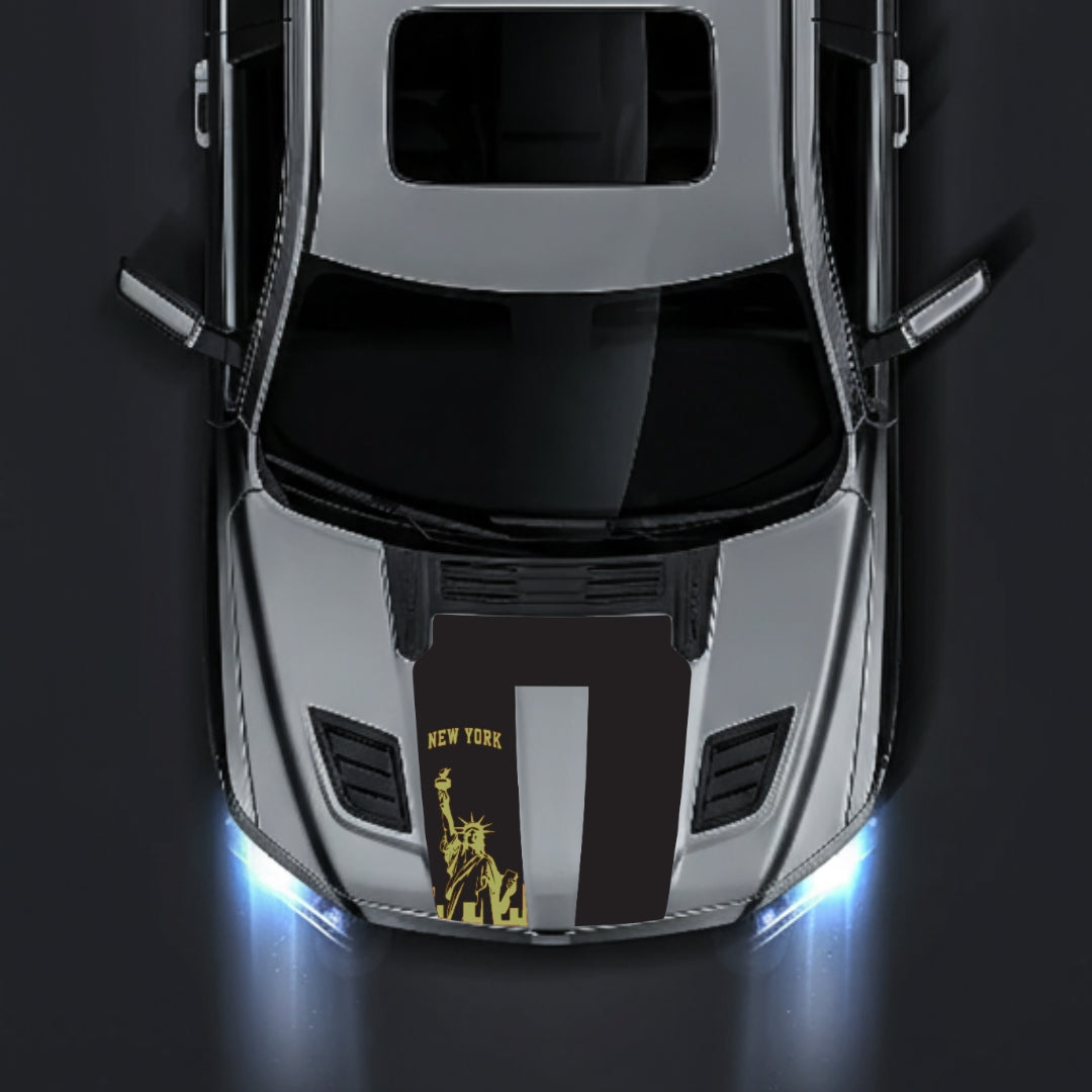 Hood Panel Decal/Sticker - New York Graphic Kit - For Dodge RAM 1500 2019-2025 - Premium Vinyl