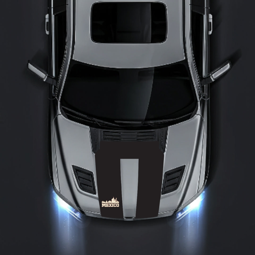 Hood Panel Decal/Sticker - Mexico Graphic Kit - For Dodge RAM 1500 2019-2025 - Premium Vinyl