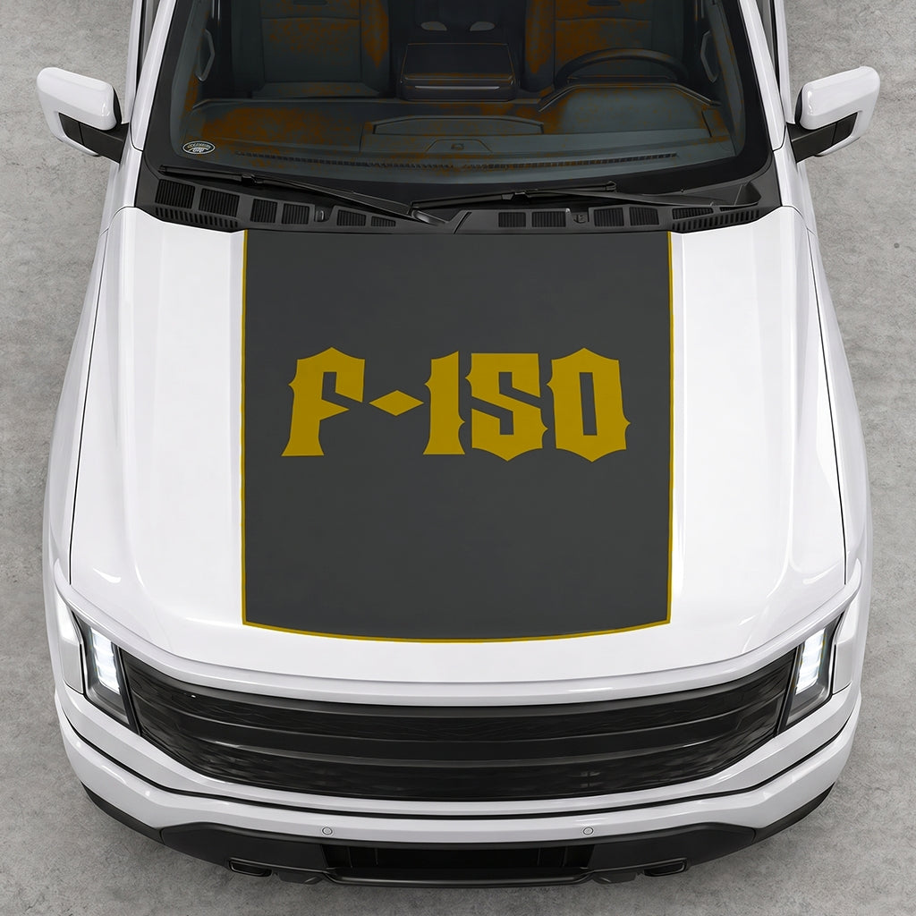 Hood Panel Decal/Sticker - Lightning F150 Graphic Decal Graphic Kit - For FORD F-150 2015-2020 - Premium Vinyl