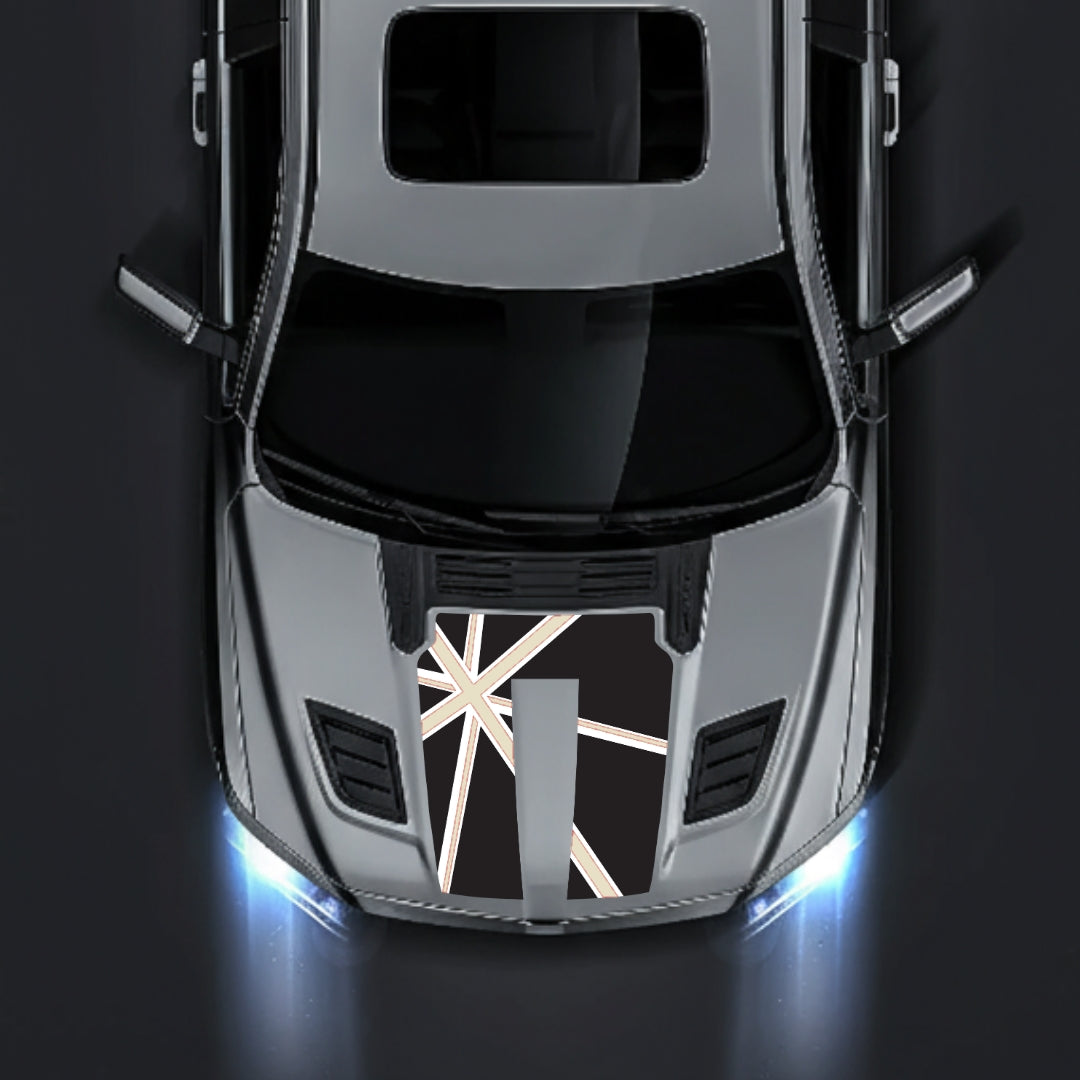Hood Panel Decal/Sticker - England Graphic Kit - For Dodge RAM 1500 2019-2025 - Premium Vinyl
