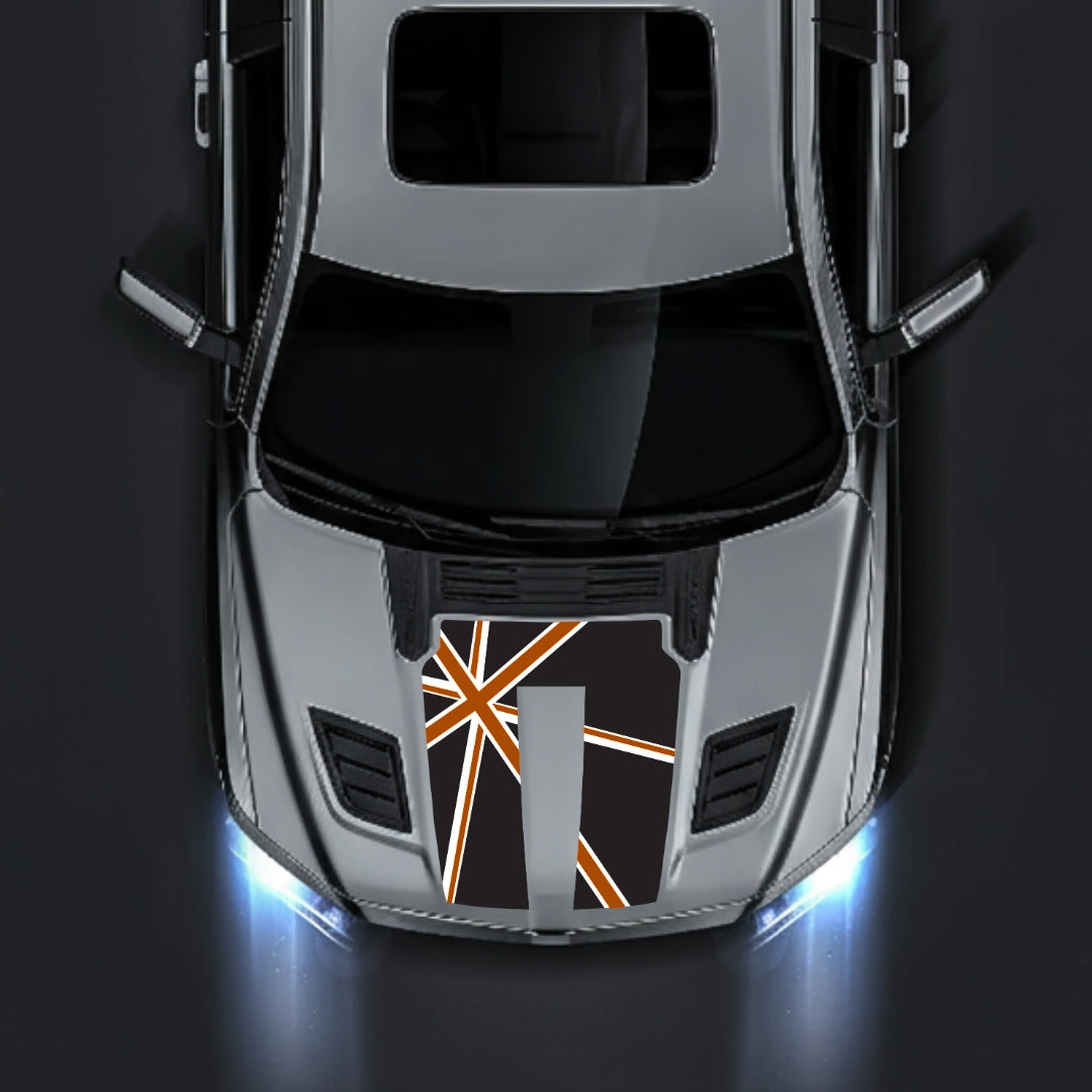 Performance Hood Panel Decal/Sticker - England Graphic Kit - For Dodge RAM 1500 2019-2025 - Premium Vinyl