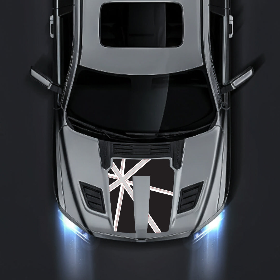Hood Panel Decal/Sticker - England Graphic Kit - For Dodge RAM 1500 2019-2025 - Premium Vinyl