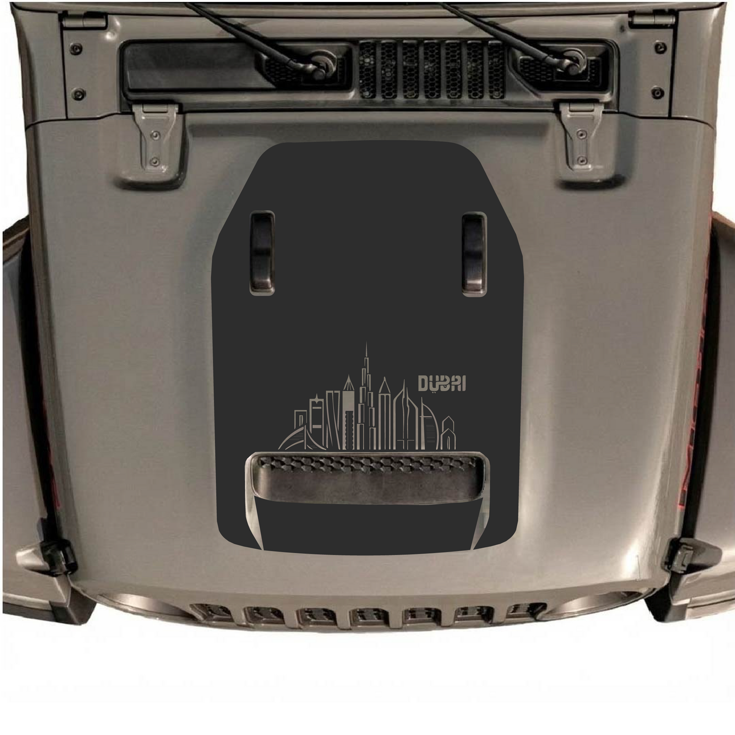 Hood Styles Decal/Sticker - For JL/JLU Hood - 2018+ - Premium Vinyl
