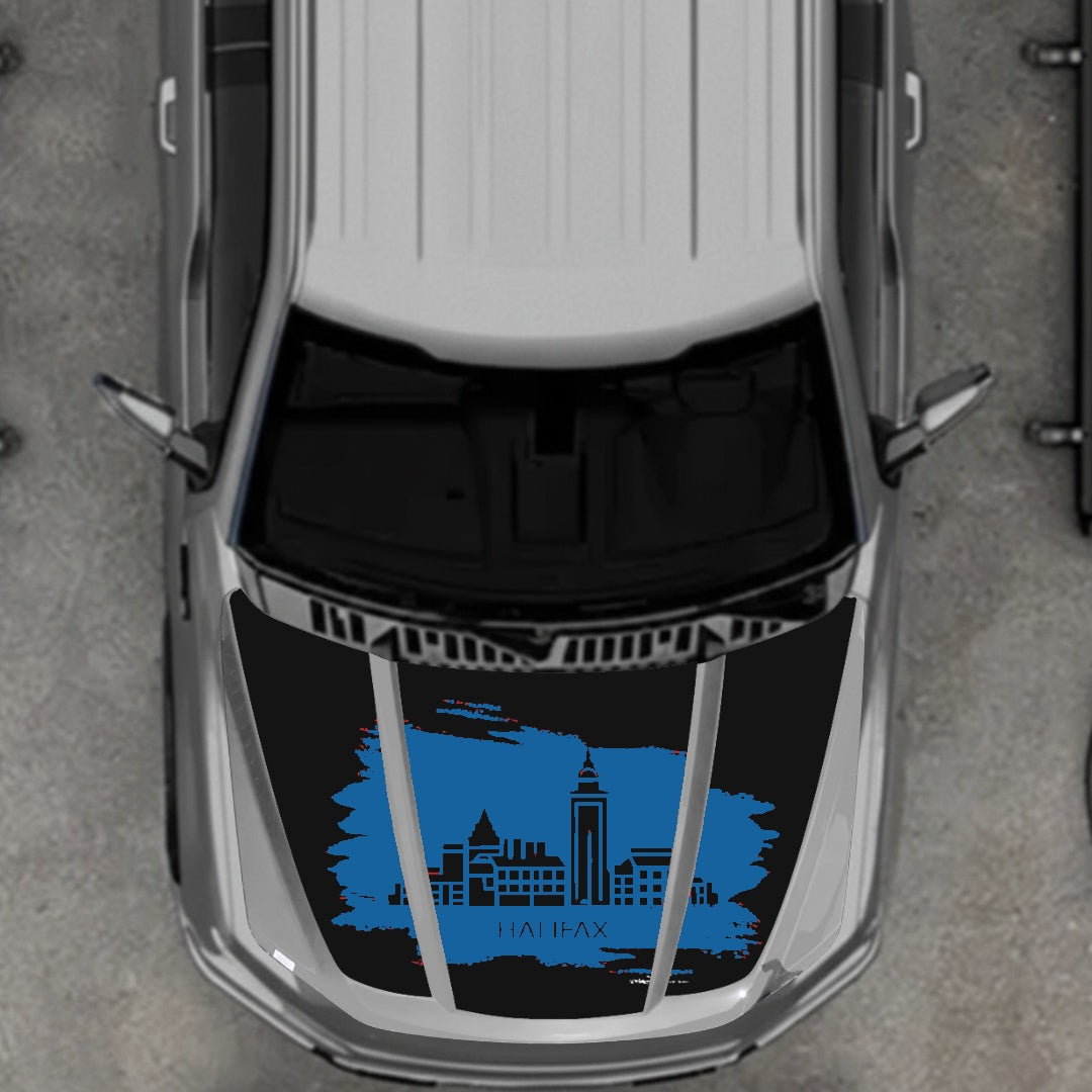 Hood Panel Decal/Sticker - Halifax Graphic Kit - For Ford F-150 2020-2026 - Premium Vinyl