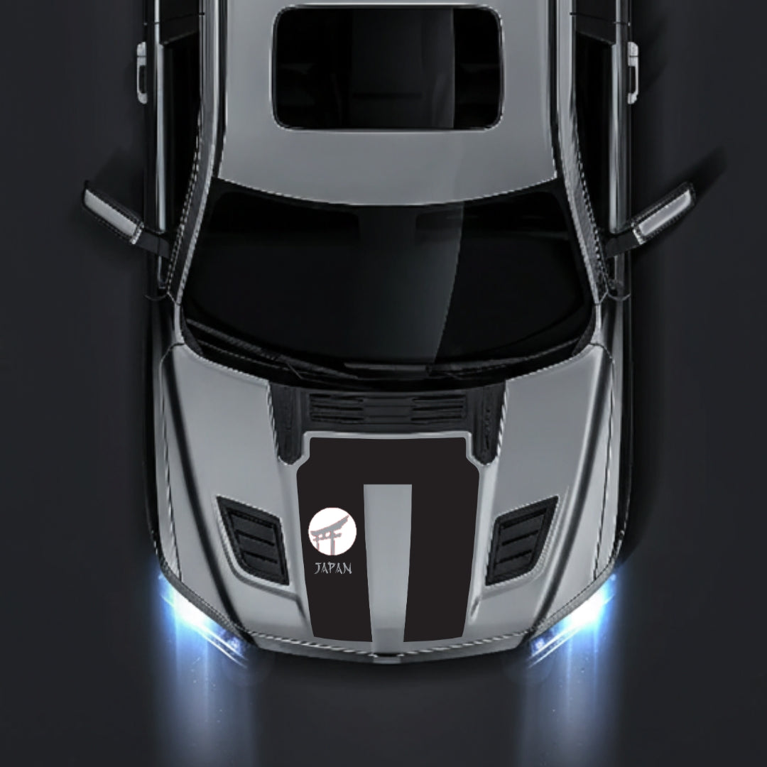 Hood Panel Decal/Sticker - Japan - Cut Graphic Kit - For Dodge RAM 1500 2019-2025 - Premium Vinyl