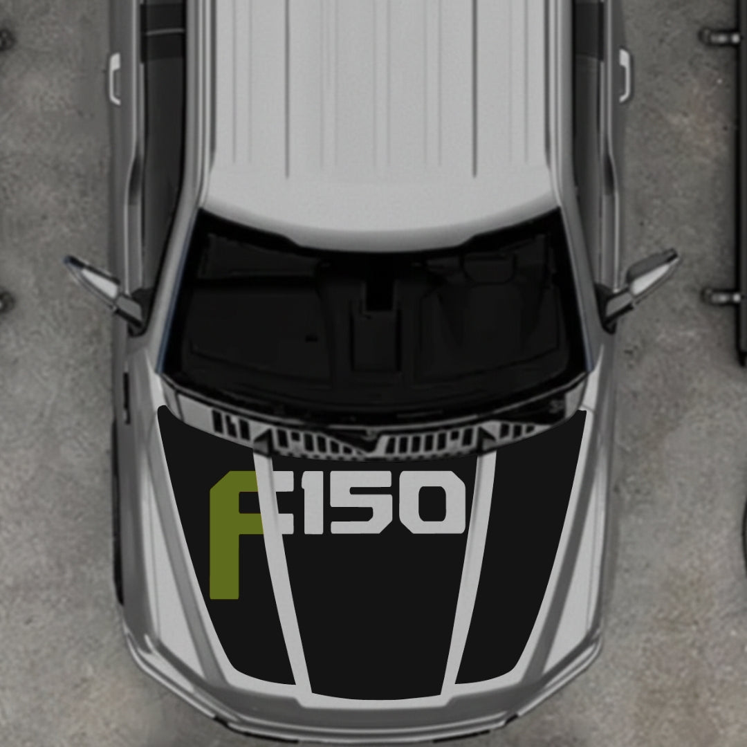 Hood Panel Decal/Sticker - Style 20 Graphic Kit - For Ford F-150 2020-2026 - Premium Vinyl