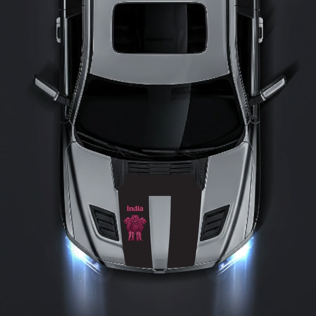 Performance Hood Panel Decal/Sticker - India Graphic Kit - For Dodge RAM 1500 2019-2025 - Premium Vinyl