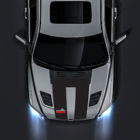 Hood Panel Decal/Sticker - Mexico - Cut Graphic Kit - For Dodge RAM 1500 2019-2025 - Premium Vinyl