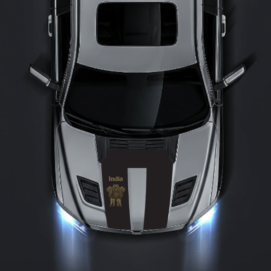 Performance Hood Panel Decal/Sticker - India Graphic Kit - For Dodge RAM 1500 2019-2025 - Premium Vinyl