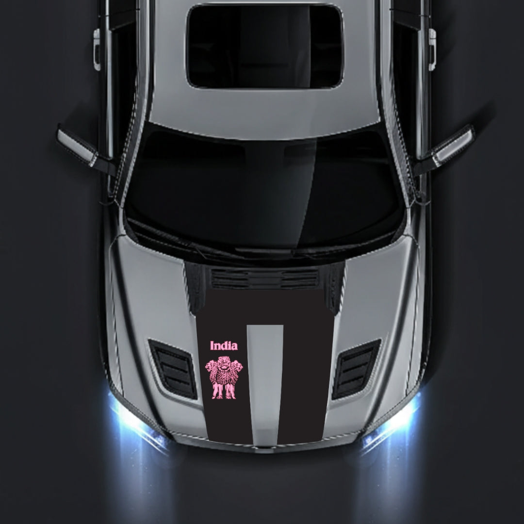 Hood Panel Decal/Sticker - India Graphic Kit - For Dodge RAM 1500 2019-2025 - Premium Vinyl