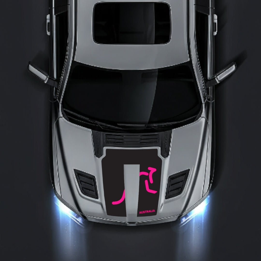 Hood Panel Decal/Sticker - Australia Graphic Kit - For Dodge RAM 1500 2019-2025 - Premium Vinyl