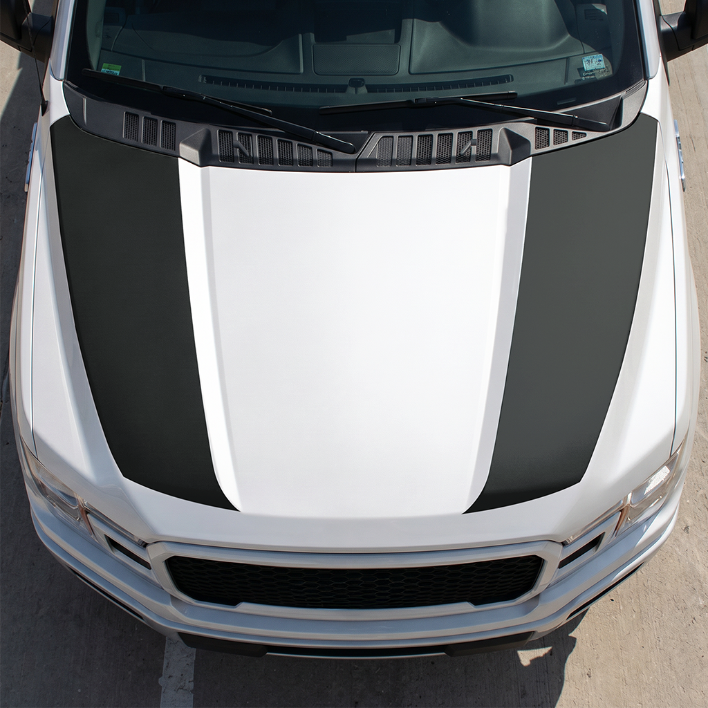 Hood Panel Decal/Sticker - Different Styles Graphic Decals Kit- For Ford F-150 2015-2020 - Premium Vinyl