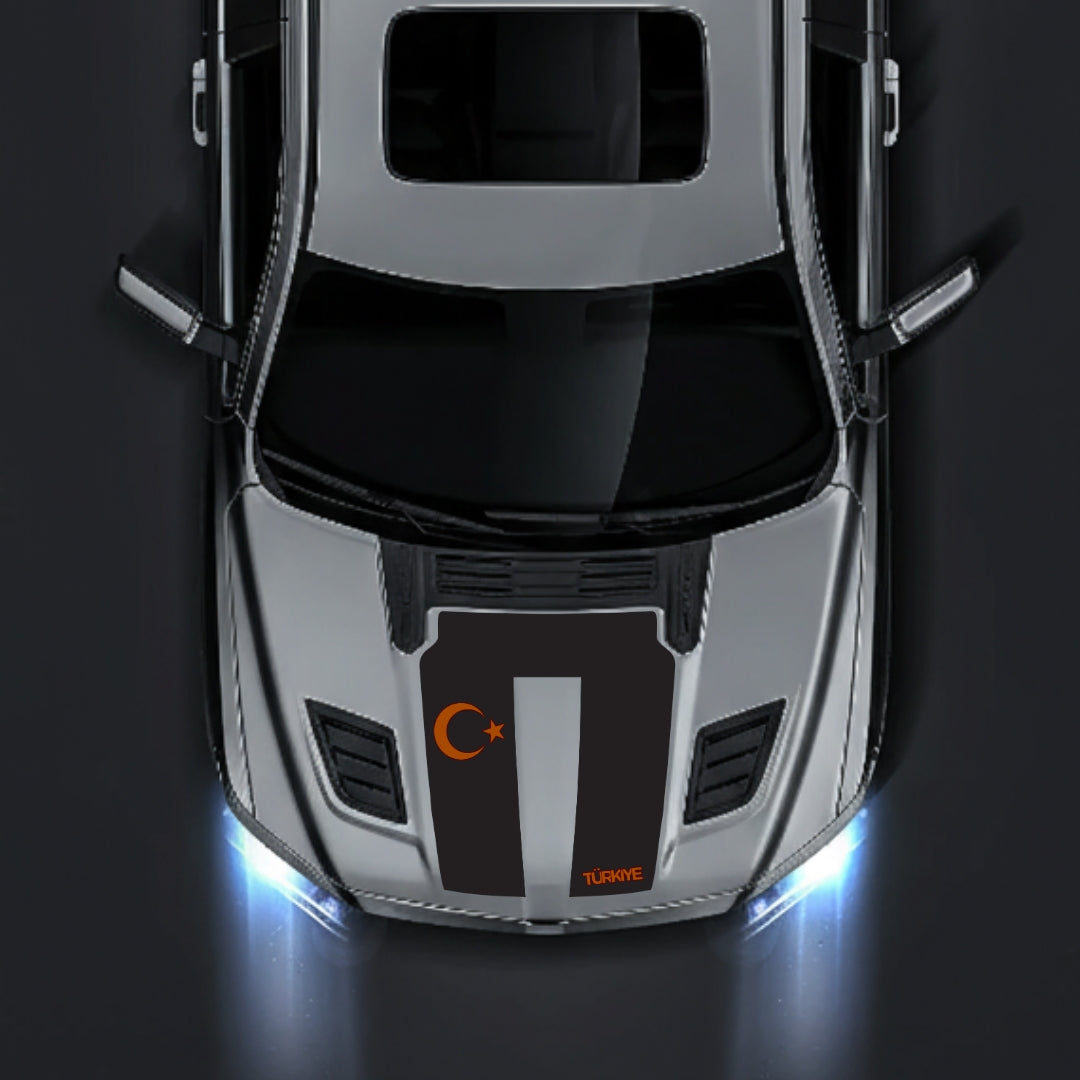 Performance Hood Panel Decal/Sticker - Turkey Graphic Kit - For Dodge RAM 1500 2019-2025 - Premium Vinyl