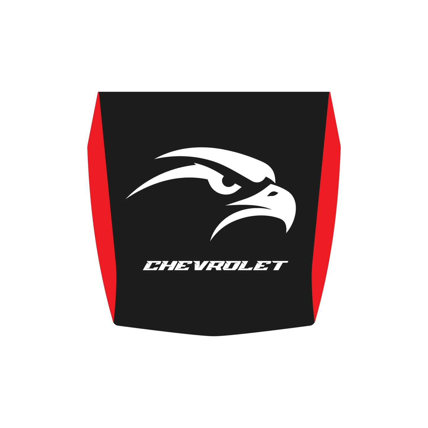 Hood Panel Decal/Sticker - Hawk Head Graphic Decal Graphic Kit - For Chevrolet Silverado 2019-2024 - Premium Vinyl