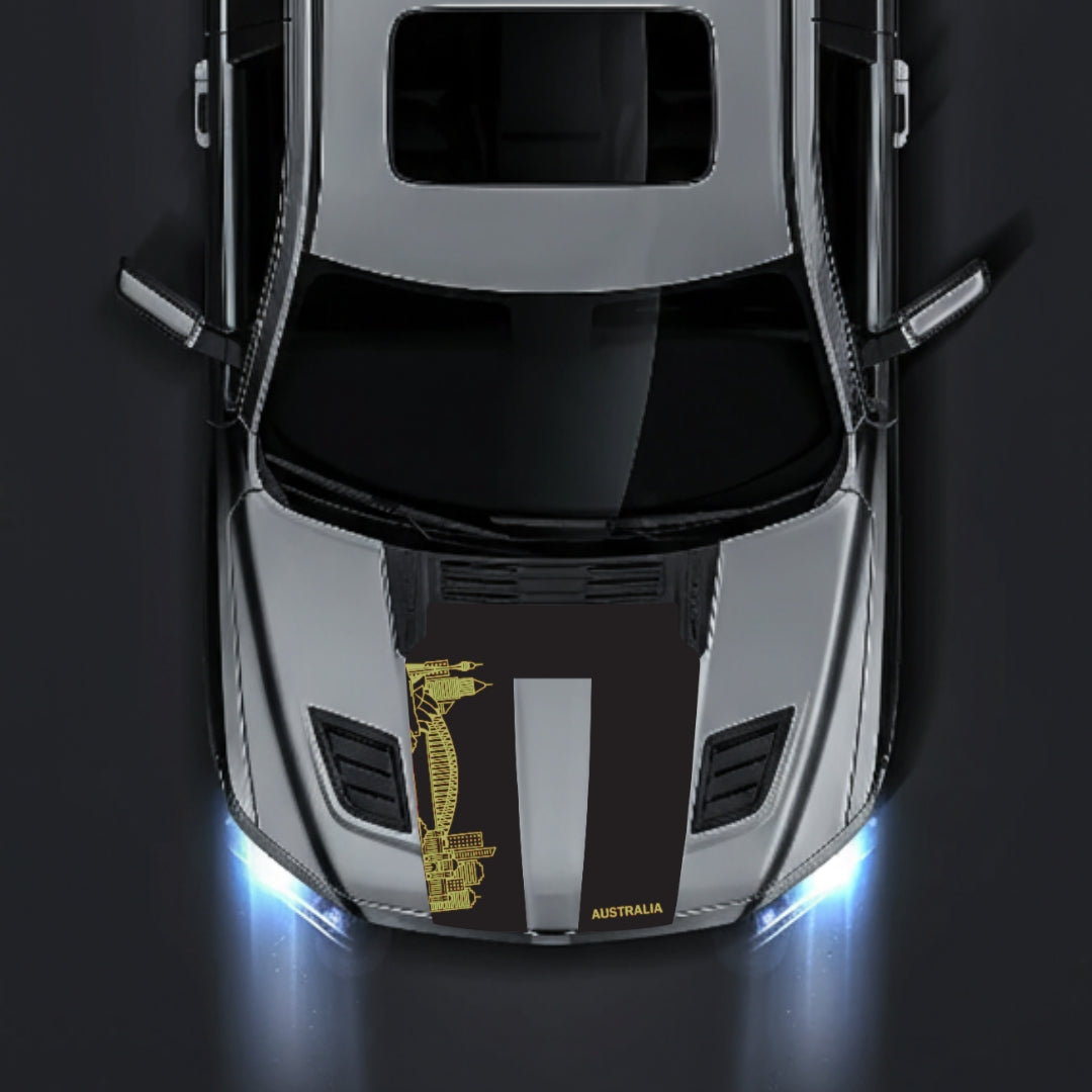 Hood Panel Decal/Sticker - Australia Skyline Graphic Kit - For Dodge RAM 1500 2019-2025 - Premium Vinyl